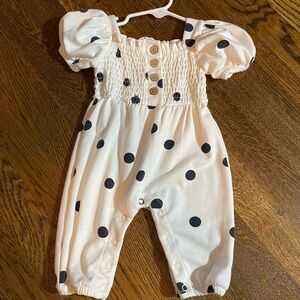 Jessica Simpson Polka Dot Kids Jumpsuit
